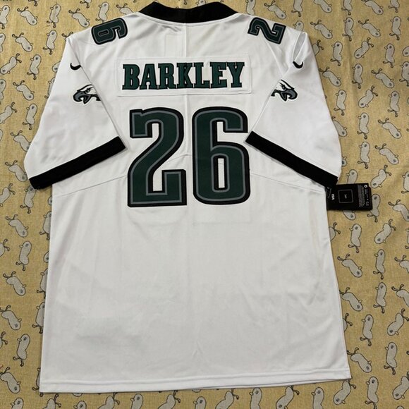 Philadelphia Eagles Nfl White Jersey #26 Barkley - Picture 4 of 7